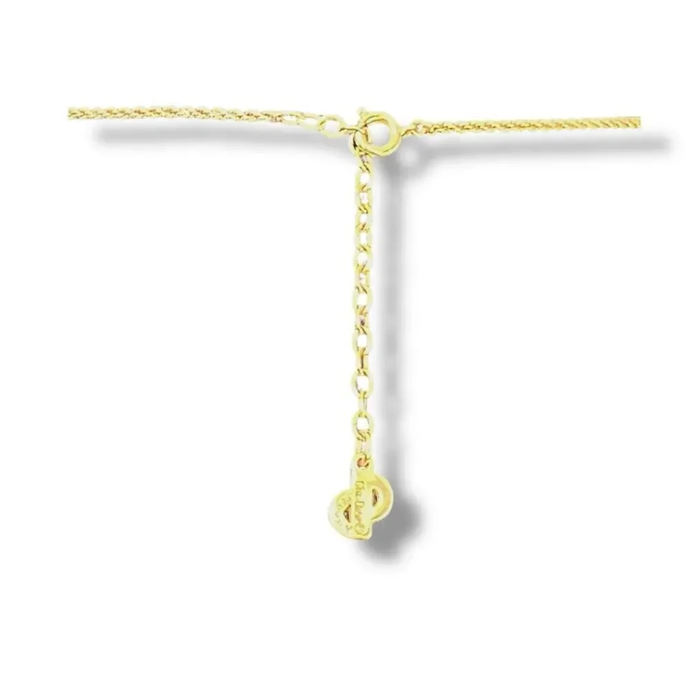 CHRISTIAN DIOR AUTH VINTAGE Gold Signature Necklace